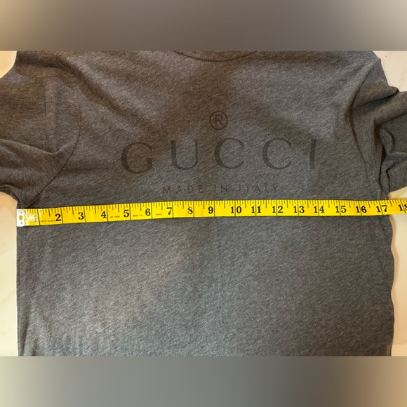 GUCCI Grey Mens T-Shirt Size Smalll - Picture 5 of 5